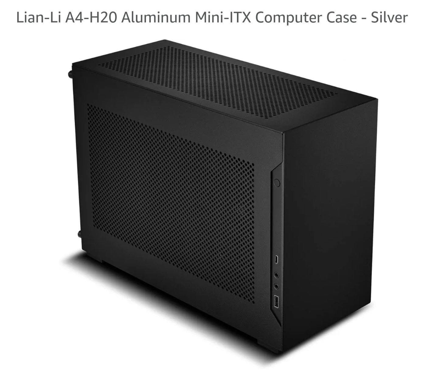 Lian-Li A4-H20 Aluminum Mini-ITX Computer Case - Silver