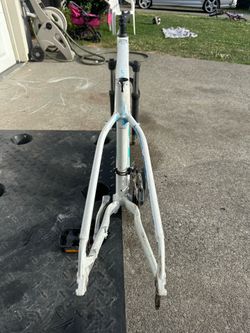 Trek marlin frame white medium and fork