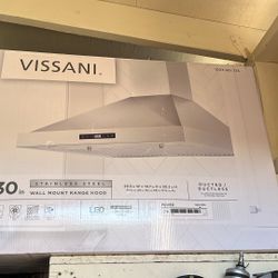 VISSANI Stainless Steel Wall Mount Range Hood