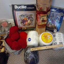 Knitting, Macrame, Loom, Supplies, Yarn, Beads Etc