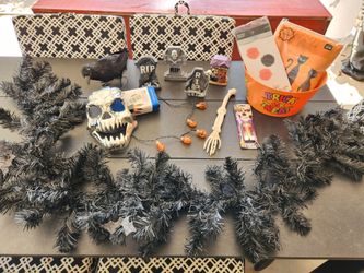 Lot of Halloween Decor Party Items