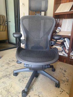 New condition aeron chairs by Herman Miller