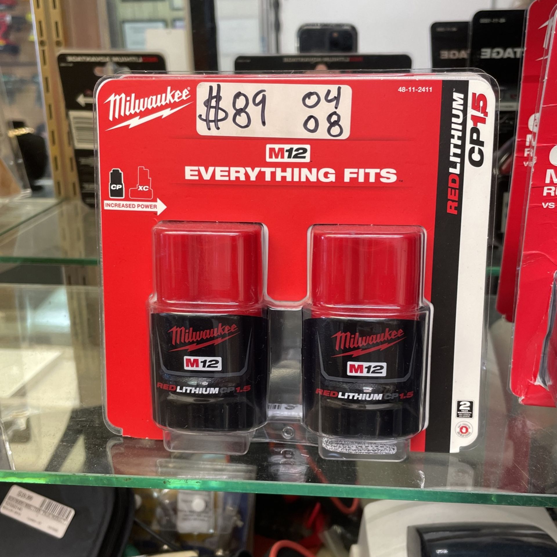 Milwaukee M12 Battery 2 Pack
