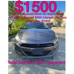 2015 Dodge Dart No Credit Check No Requirements 