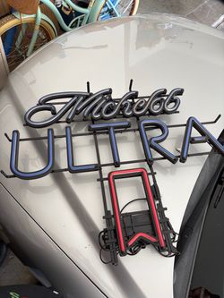 Michelob Ultra Neon Bar Sign (does not light up)