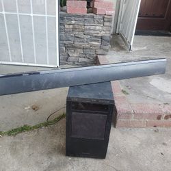 soundbar and bass speaker 