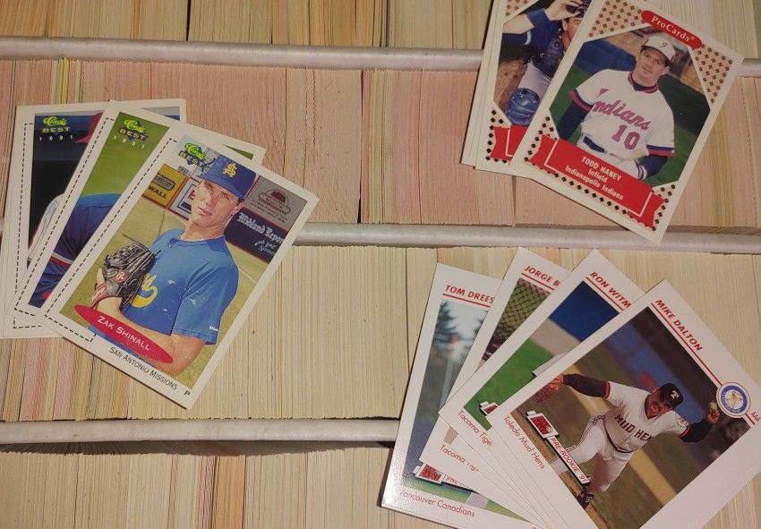 Collectible Baseball Cards. 