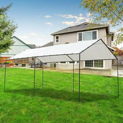 New Galvanized steel canopy TENT 10 x20  tarp included Starting price $165