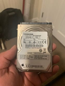 Apple Certified 750Gb HDD