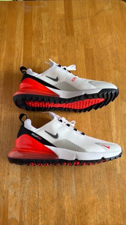 New Nike air max 270 golf shoes white cool neutral grey Men’s 10
