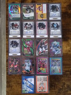 Autographed/#'D/Jersey Patch/Die-Cut Football Cards