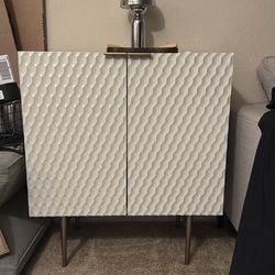 West Elm Style Textured Sideboard Cabinet