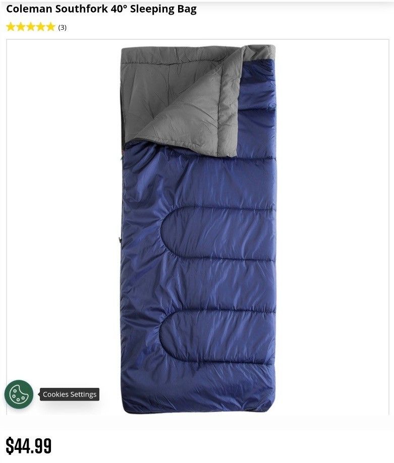 Coleman Southfork 40 Sleeping Bag