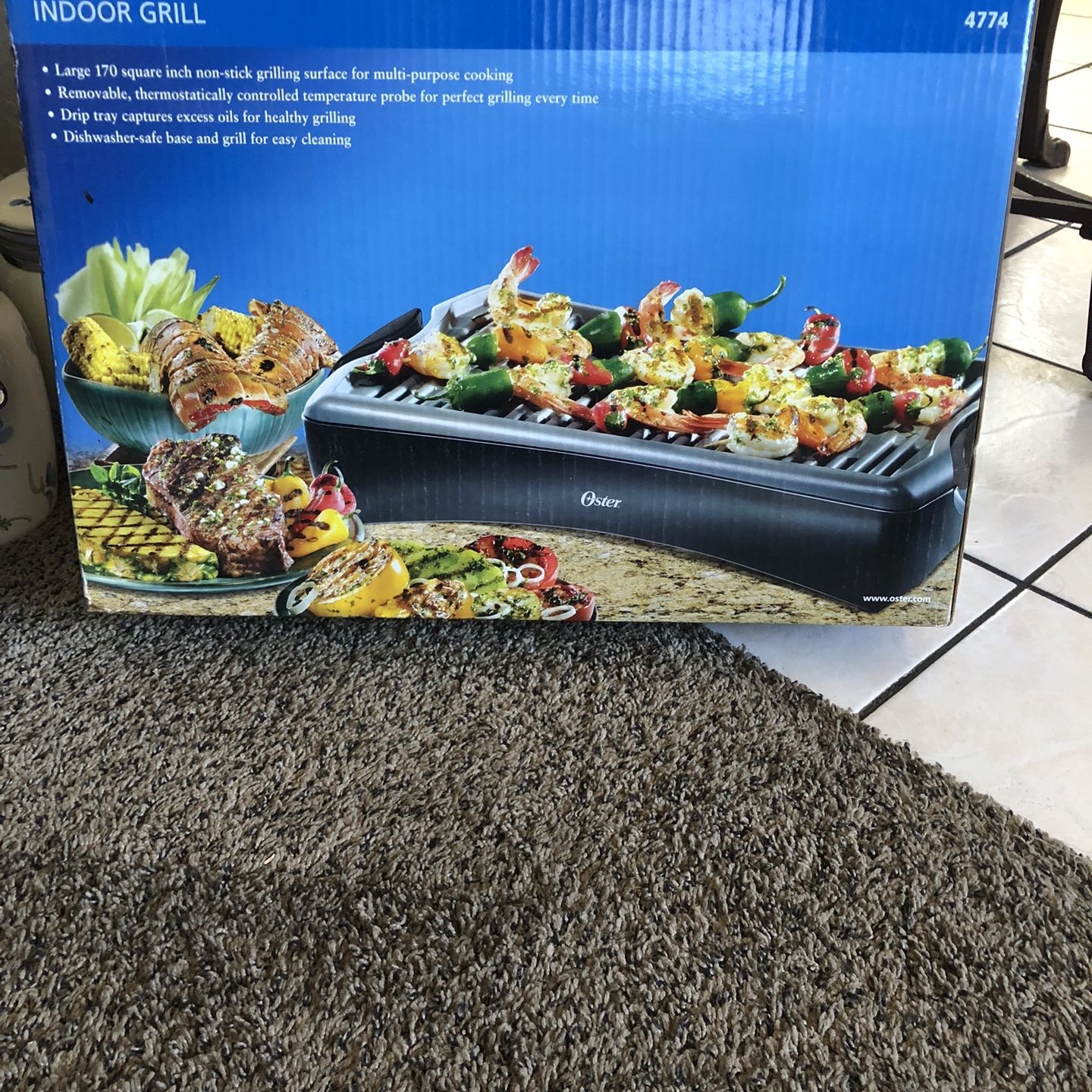 Oster Diamondforce Indoor Smokeless Grill