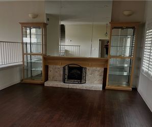 Custom Built-In Style Fireplace Display / Entertainment Wall – Buyer Removes