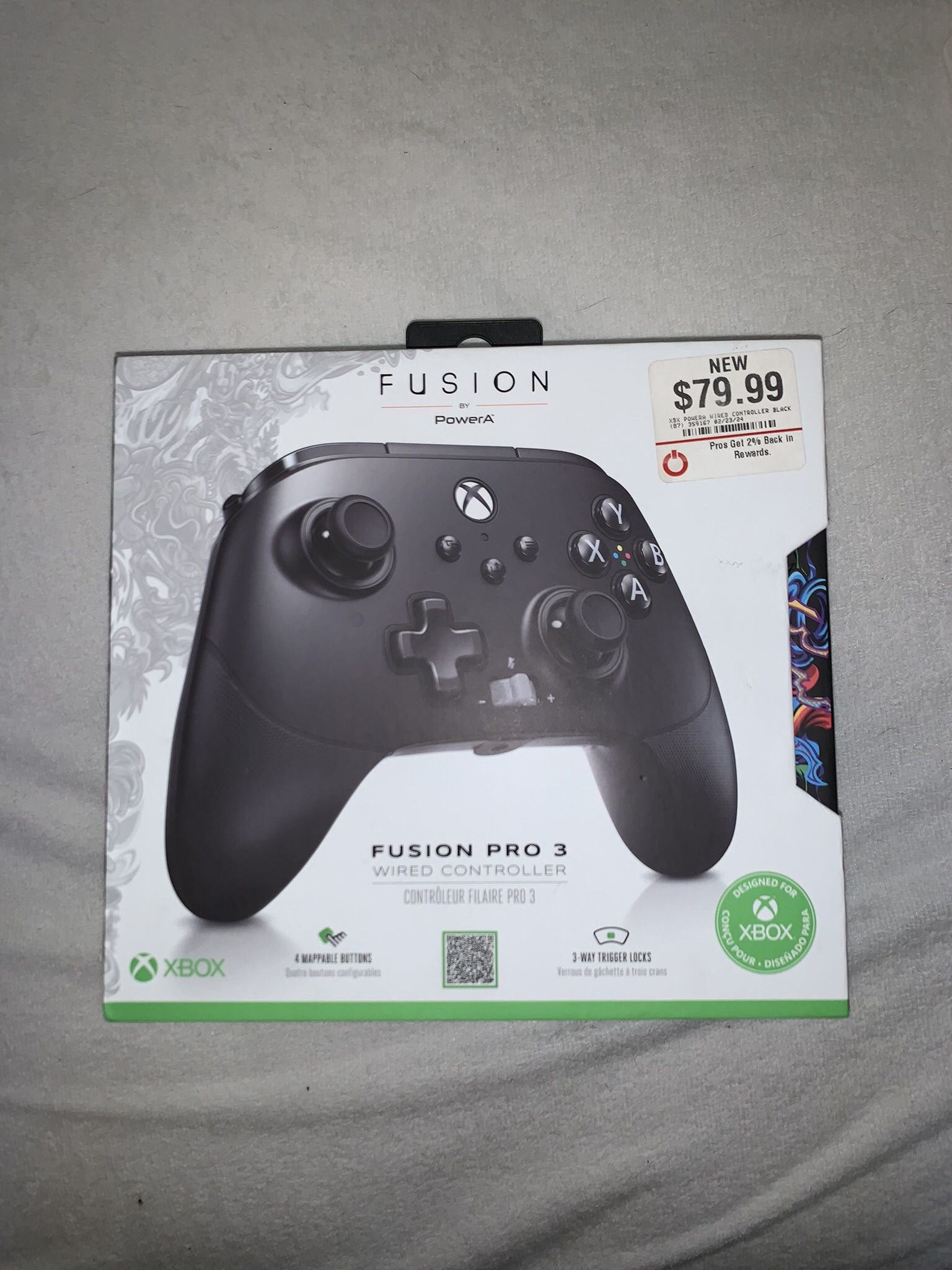 PowerA Fusion Pro 3 Controller Xbox, Pc OBO