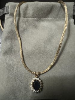 Women’s Sapphire Necklace