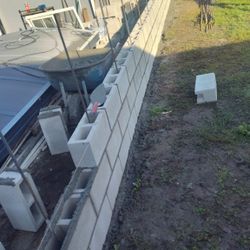 Concrete Block Wall 