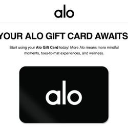 ALO Yoga Gift Card