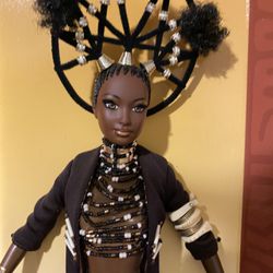 MOJA Treasures Of Africa Black Barbie Collector Edition 