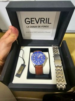 GEVRIL DIVER WATCH SWISS AUTOMATIC LIKE NEW