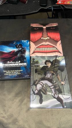 Anime attack on titan DVDs and space pirate captain harlock all region locked not playable on regular dvd players $30 for all