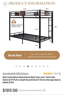 Twin Bunk Beds