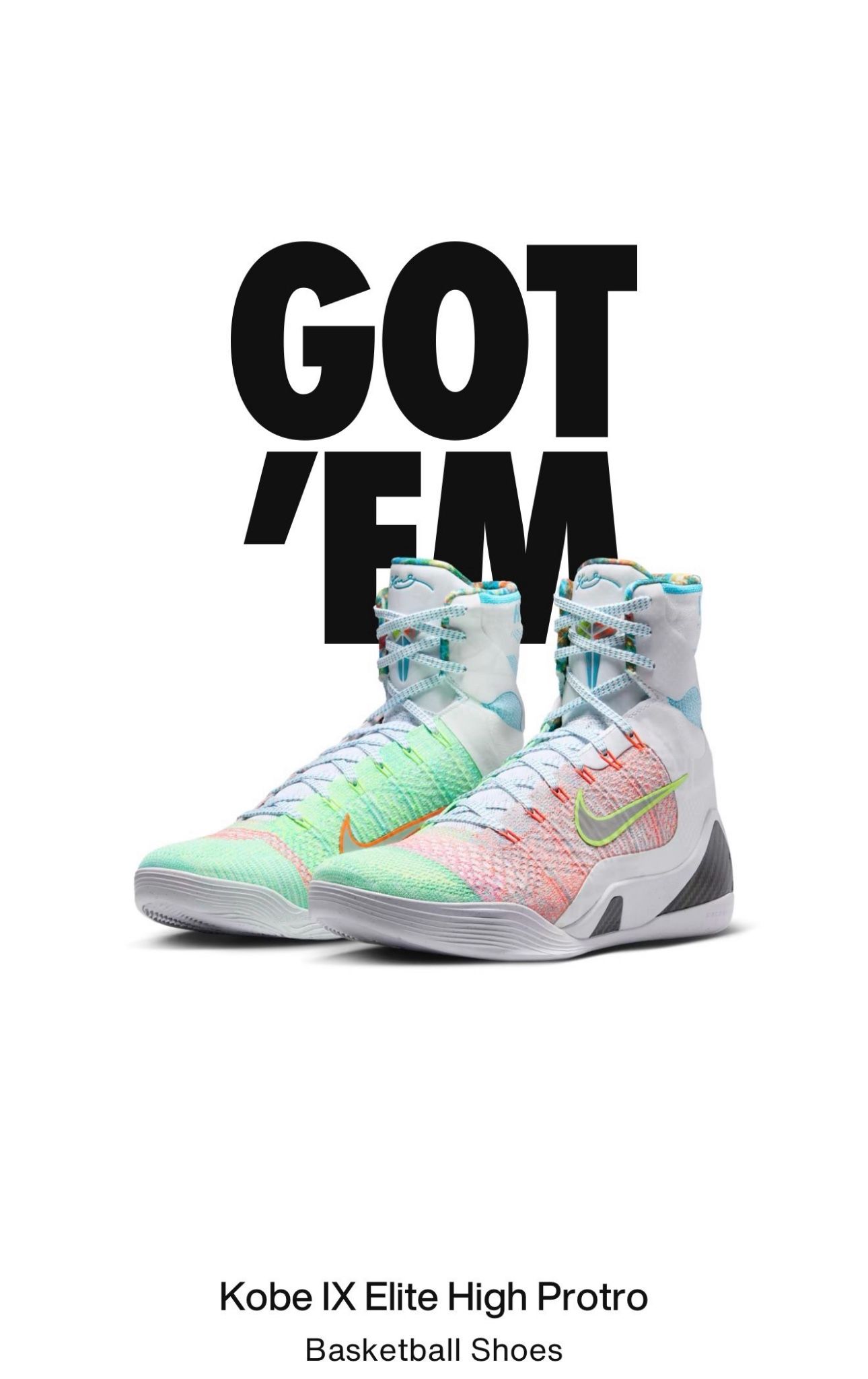 Nike Kobe 9 Elite High Protro 2025 What The Kobe Mens NEW