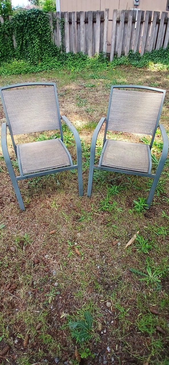 Patio Chairs - Set Of 2