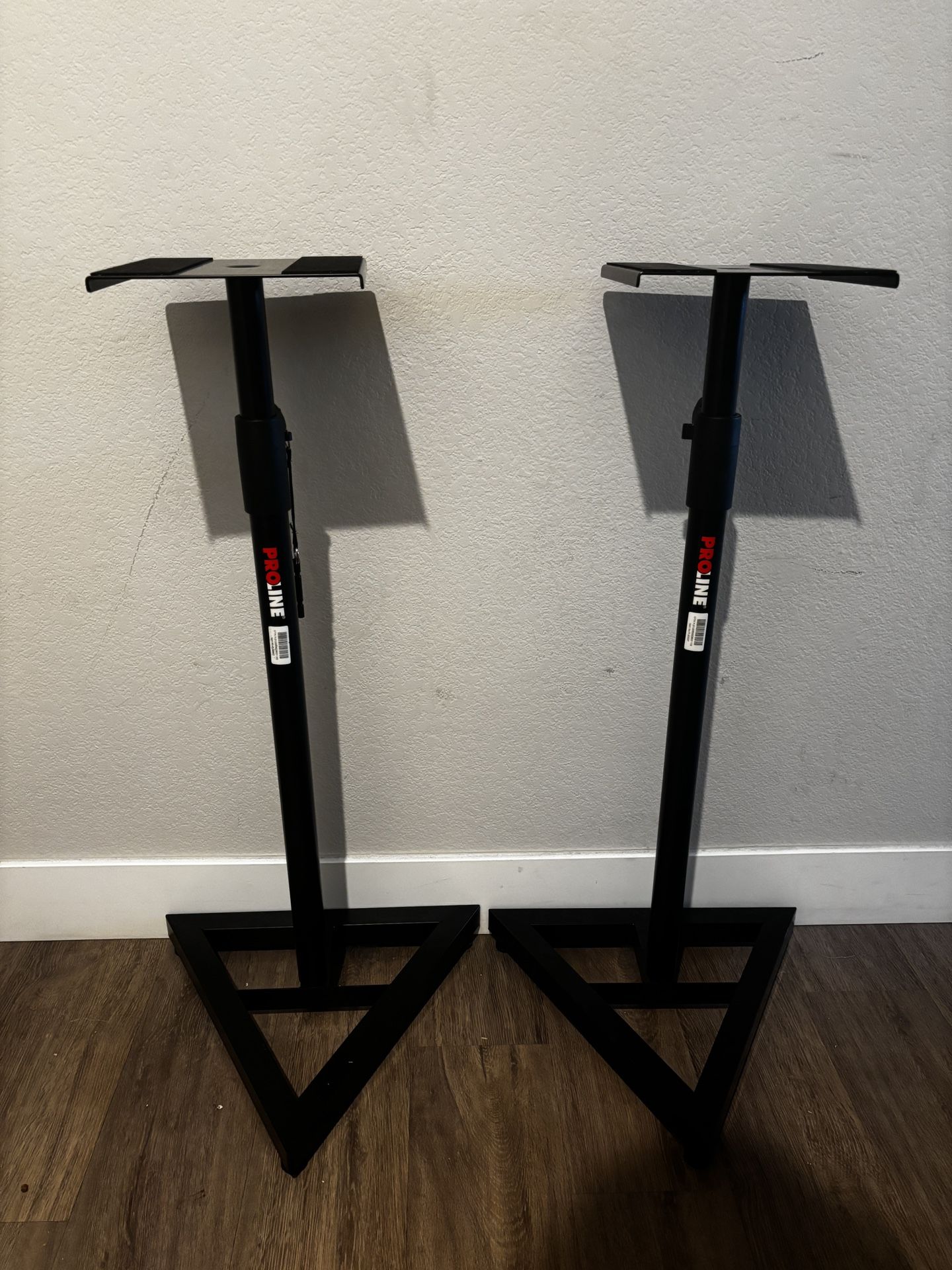 Proline PL6000P Adjustable Studio Monitor Stands