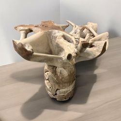 Teakroot Base For Dining Breakfast Table Pedestal 