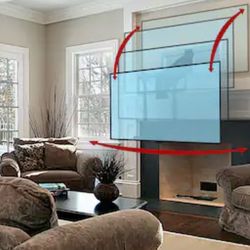 PULL DOWN TV WALL MOUNT - MantelMount MM-700