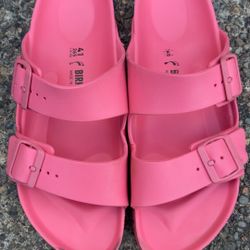 Pink Birkenstocks 