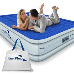 Enerplex Air Mattresses With Buit In Pump Double Heigh