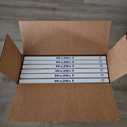 Filtros para aire acondicionado medida 16x20x1. Caja de 6 unidades