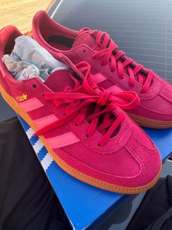 4.5 Adidas Spezial Sneakers Pink Suede Gum Sole