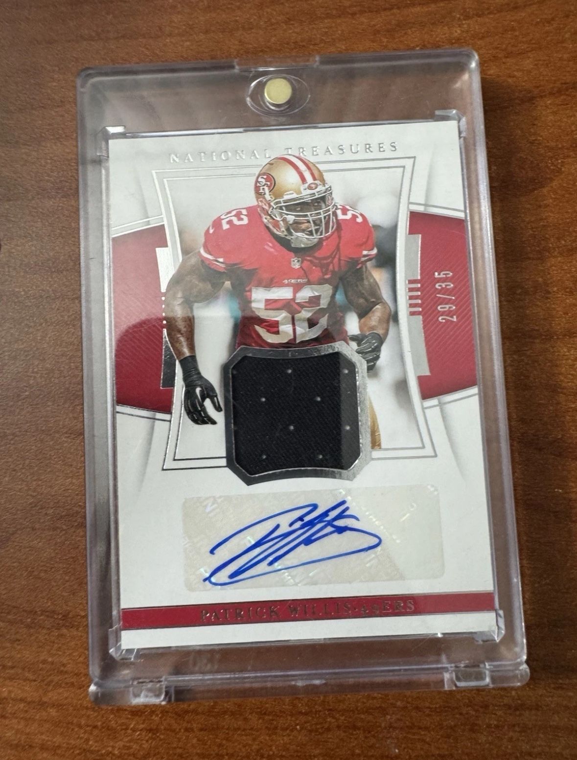 Patrick Willis Jersey Auto Card