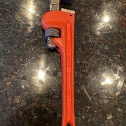 OHIO FORGE 10” HEAVY DUTY PIPE WRENCH