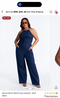 Denim jumpsuit