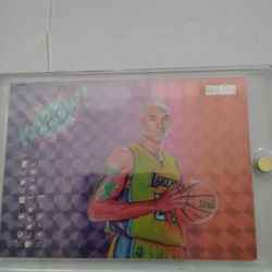 Kobe Bryant 2019 Legacy Black Label Series KAPOW Variation NBA trading card (VERY RARE)