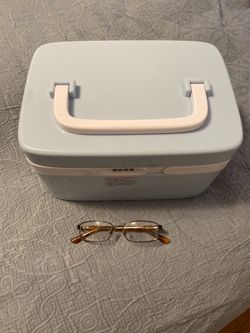 Medicine Box, Cabinet with Combination Lock and Separate Compartments