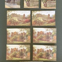 Vintage Notecards Of Warwickshire, England (10) NEW
