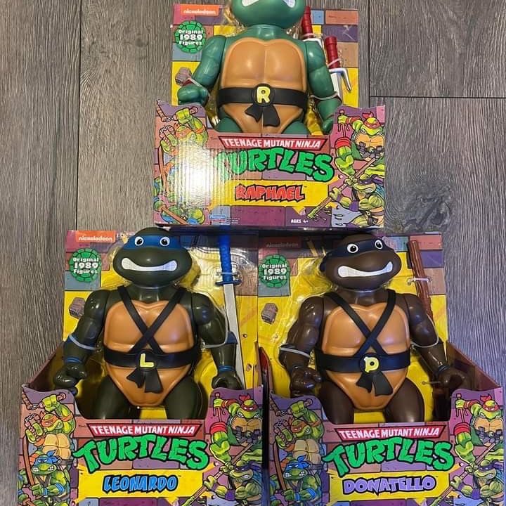 TMNT Teenage mutant ninja turtles Giant 12 deals inch Retro Vintage Figures Reissue