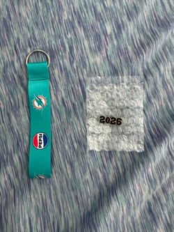 Miami Dolphins Keychain and 2026 NFL Pin Set