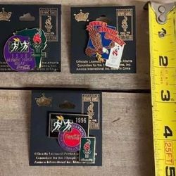 NEW Vintage Olympics Pins 1996 some Coca Cola $8 for all 