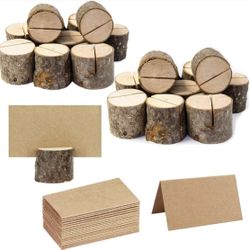 Rustic Wood Table Number Holders/ Placecards