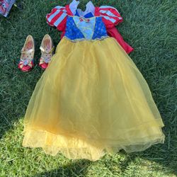 Snowhite Costume Size 9-10 Shoes 2/3