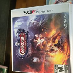 Castlevania Lord of shadow Mirror of fate Nintendo 3DS