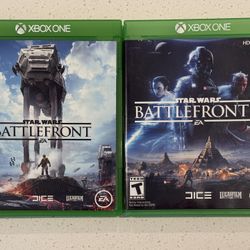 2 Games - Star Wars Battlefront 1 And 2 Both For Microsoft Xbox One