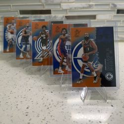 Topps James Harden Clippers 2024-25 Topps Chrome Round 1 Pick 3 #17(5) Card Lot